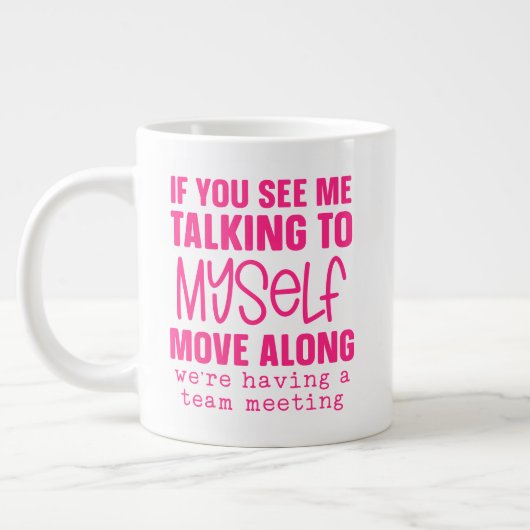 保またはデザイン自分の – mag巨大コーヒーマグ ジャンボコーヒーマグカップ (左)