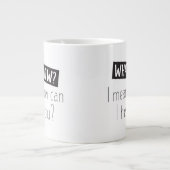 保またはデザイン自分の – mag巨大コーヒーマグ ジャンボコーヒーマグカップ (正面)