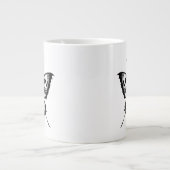 保またはデザイン自分の – mag巨大コーヒーマグ ジャンボコーヒーマグカップ (正面)