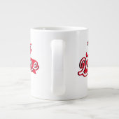 保またはデザイン自分の – mag巨大コーヒーマグ ジャンボコーヒーマグカップ (裏面)