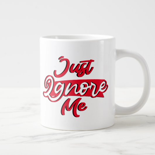 保またはデザイン自分の – mag巨大コーヒーマグ ジャンボコーヒーマグカップ (右)