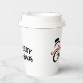 保またはデザイン:-)グラス紙カップ 紙コップ (右)