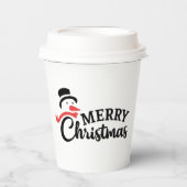 保またはデザイン:-)グラス紙カップ 紙コップ (正面)