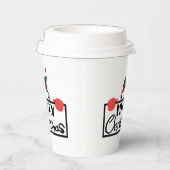 保またはデザイン:-)グラス紙カップ 紙コップ (右)