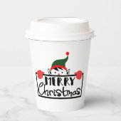 保またはデザイン:-)グラス紙カップ 紙コップ (正面)