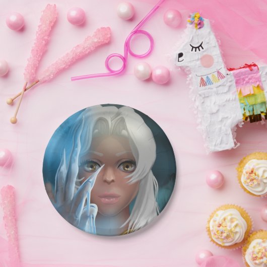 保または独自のデザインと文字を作成 ペーパープレート (パーティー)