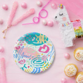 保または独自のデザインと文字を作成 ペーパープレート (パーティー)