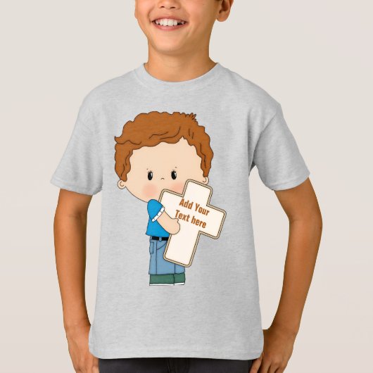 保または独自の文字とデザインを作成:-) Tシャツ (正面)