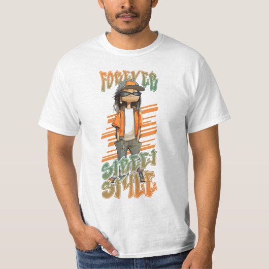 保または独自の – T型を作成 Tシャツ (正面)