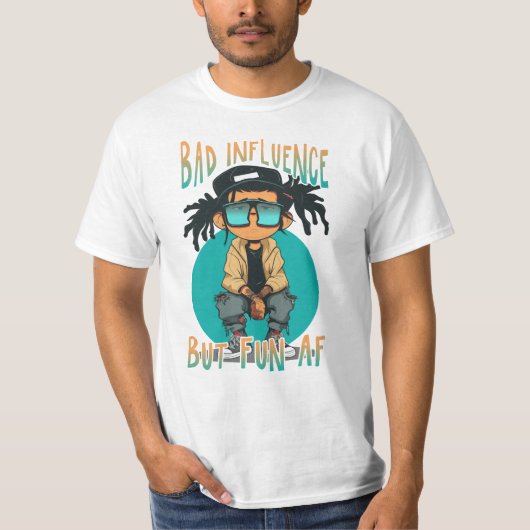 保または独自の – T型を作成 Tシャツ (正面)