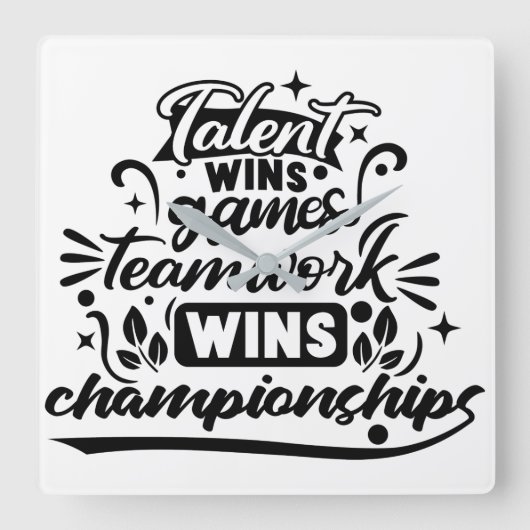 保または自分で：-)丸い時計を作る スクエア壁時計 (正面)