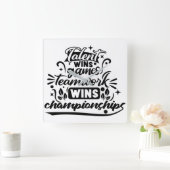 保または自分で：-)丸い時計を作る スクエア壁時計 (ホーム)