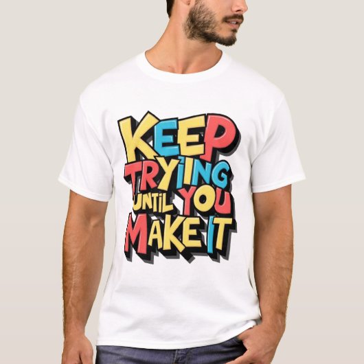 保やってみる Tシャツ (正面)
