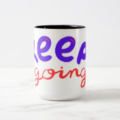 保やる気を起こさせるMogのインスパイアCoffee Cup ツートーンマグカップ (中央)