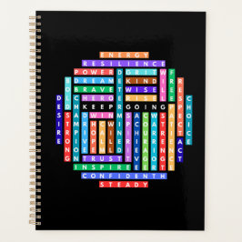 保やる気を起こさせるWord Search Quest Circle プランナー手帳