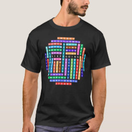 保やる気を起こさせるWord Search Quest Circle Tシャツ