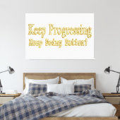 「保よくなったよ！」 かわいいデザイン。買今 キャンバスプリント (インサイチュ (寝室))