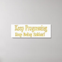 「保よくなったよ！」 かわいいデザイン。買今 キャンバスプリント