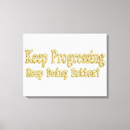 「保よくなったよ！」 かわいいデザイン。買今 キャンバスプリント