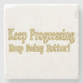 「保よくなったよ！」 かわいいデザイン。買今 ストーンコースター