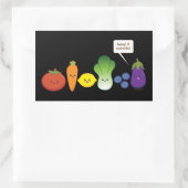 保よカラフル! 長方形シール (バッグ)