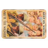 保よ救。英国の戦時中のポスターの再版。 マグネット (横)