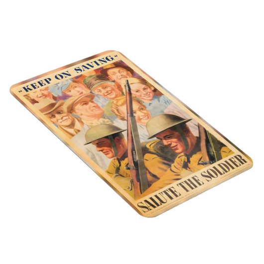 保よ救。英国の戦時中のポスターの再版。 マグネット (右側)