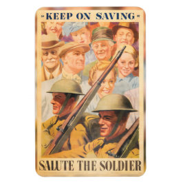 保よ救。英国の戦時中のポスターの再版。 マグネット