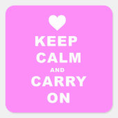 保をピッ運クに落とす スクエアシール (正面)