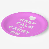 保をピッ運クに落とす ペーパープレート (アングル)