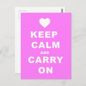 保をピッ運クに落とす ポストカード (正面/裏面)