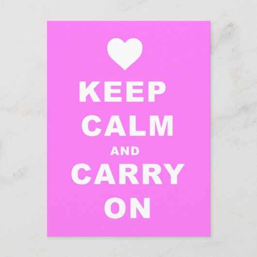 保をピッ運クに落とす ポストカード (正面)