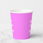 保をピッ運クに落とす 紙コップ (左)