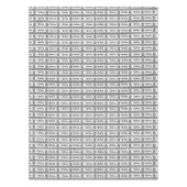 保アステカ保 テーブルクロス (正面)