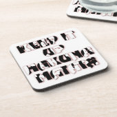 保アップ/ハクナマタタアートプリント コースター (左側)