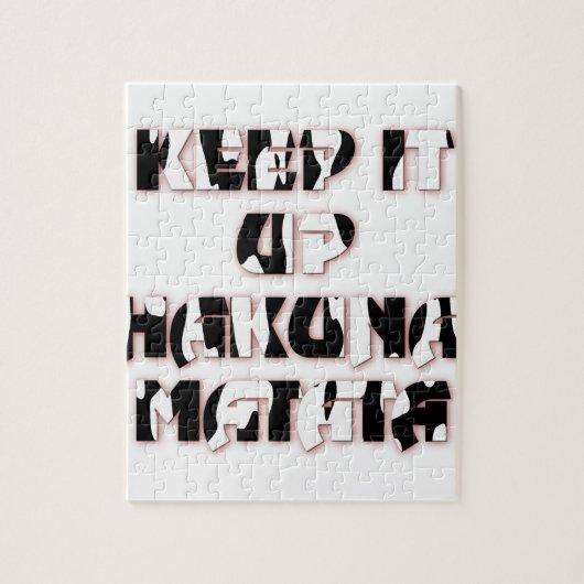 保アップ/ハクナマタタアートプリント ジグソーパズル (縦)