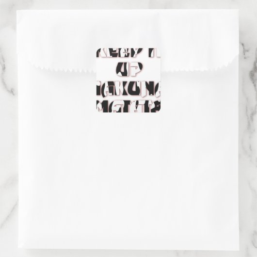 保アップ/ハクナマタタアートプリント スクエアシール (バッグ)