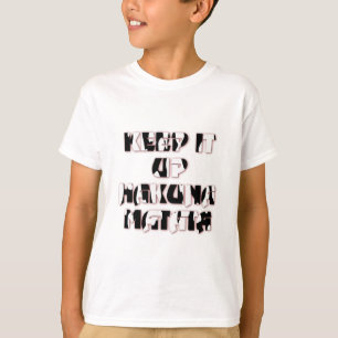 保アップ/ハクナマタタアートプリント Tシャツ