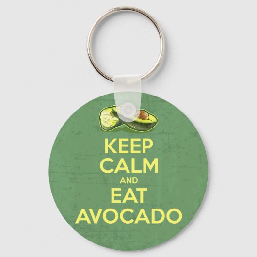 保アボカ食べド キーホルダー (正面)