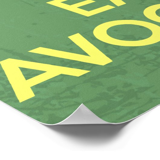 保アボカ食べド ポスター (角)