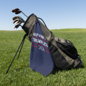 保アメリカトランプレスVII ゴルフタオル (グリーン)