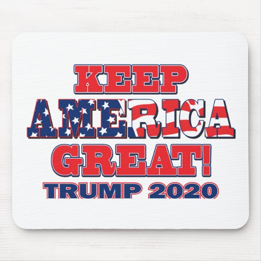 保ア素晴らしメリカ – トランプ2020 マウスパッド (正面)