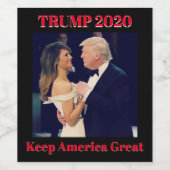 保ア素晴らしメリカ – トランプ2020 ワインラベル (シングルラベル)