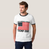 保ア素晴らし!トランプ2020 Tシャツ (正面フル)