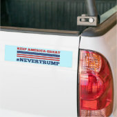 保ア素晴らし#NeverTrump バンパーステッカー (トラック上)