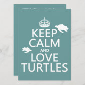 保ウミガメ 招待状 (正面/裏面)