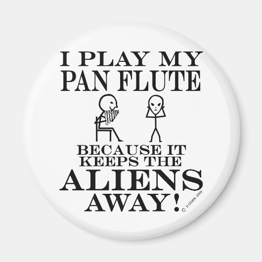 保エイリアン遠くに笛 マグネット (正面)