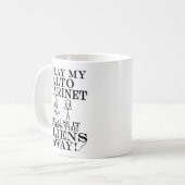 保エイリアン遠くにAlto Clarinet Coffee Mug コーヒーマグカップ (正面左)