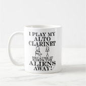 保エイリアン遠くにAlto Clarinet Coffee Mug コーヒーマグカップ (左)