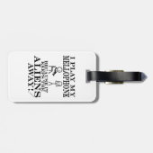保エイリアン遠くにMellophoneラゲッジタグ ラゲッジタグ (裏面横)